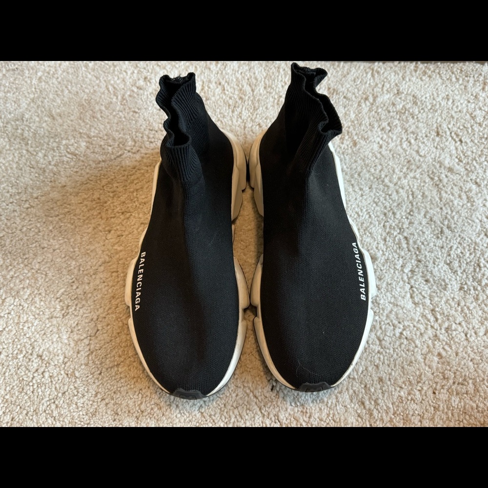 Balenciaga stretch-knit high-top sneakers